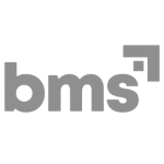 Logo da BMS, cliente da Leviê